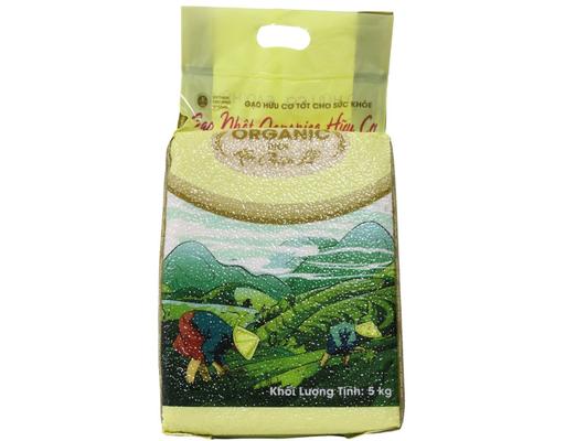 Kim Thiên Lộc Gạo Japonica Hữu Cơ 5kg