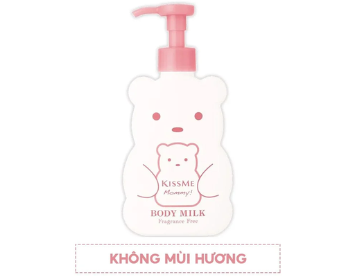 Sữa Dưỡng Thể Cấp Ẩm Không Mùi Mommy Body Milk Fragrange Free 200g Kissme