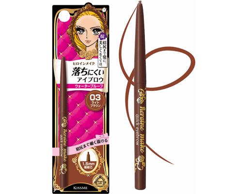 Chì Sáp Kẻ Mày Lõi Siêu Mịn Không Thấm Nước Heroine Make 03 Màu Nâu Sáng 0.07g Kissme