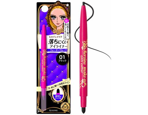 Chì Sáp Kẻ Mí Mắt Chống Trôi Dạng Xoay Heroine Make 01 Màu Đen 0.07g Kissme