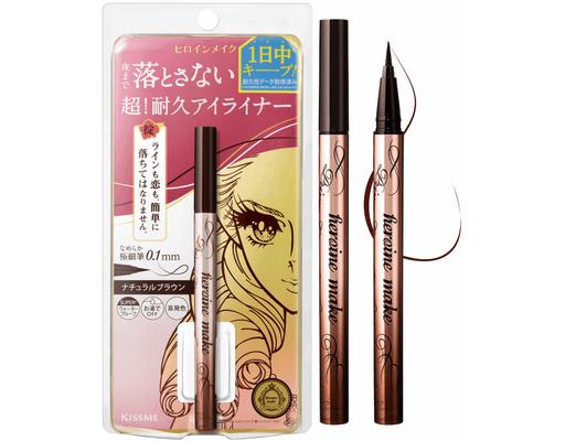 Bút Kẻ Mắt Nước Giữ Nét Siêu Bền Nét Kẻ Sắc Mảnh Heroine Make #03 Màu Nâu Tự Nhiên 0.4ml Kissme