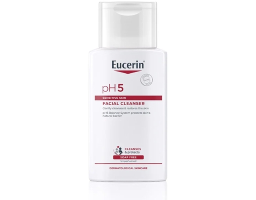 Sữa Rửa Mặt Da Nhạy Cảm PH5 Facial Cleanser Sensitive Skin 100ml Eucerin