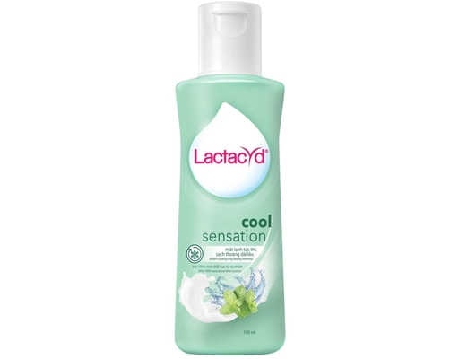 Dung Dịch Vệ Sinh Phụ Nữ Bạc Hà Mát Lạnh Cool Sensation 150ml Lactacyd