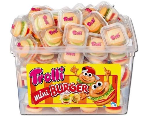 Kẹo Dẻo Vị Trái Cây Mini Burger 600g Trolli