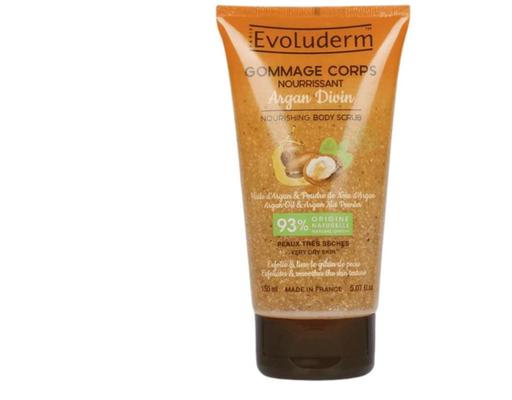 Kem Tẩy Tế Bào Chết Toàn Thân Tinh Chất Argan Divin Nourishing Scrub 150ml Evoluderm