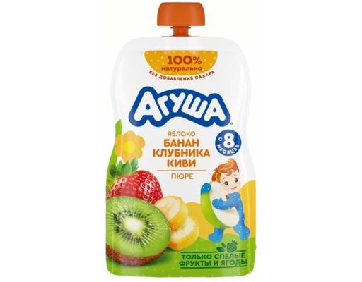 Trái Cây Nghiền Vị Táo, Chuối, Dâu Tây, Kiwi 90g Agusha