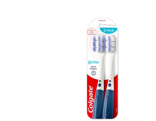 Lô 2 Bàn Chải Đánh Răng Chăm Sóc Nướu Gentle Gum Expert 2 Cái Colgate