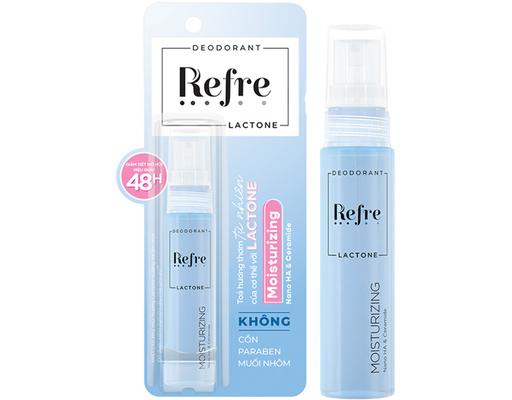 Xịt Khử Mùi Hương Lactone Dưỡng Da Ẩm Mịn 30ml Refre