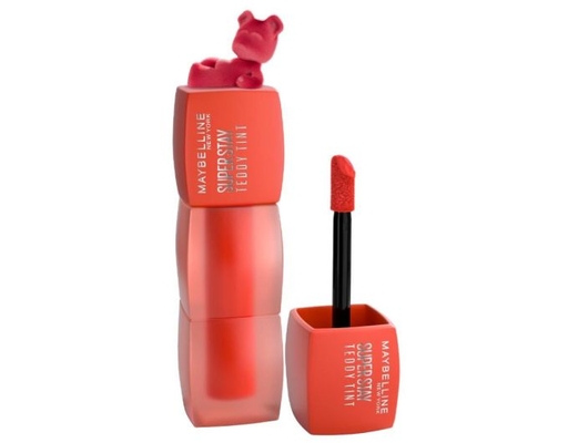 Son Kem Bông Bền Màu Teddy Tint Màu 70 Đỏ Cam 5ml MAYBELLINE