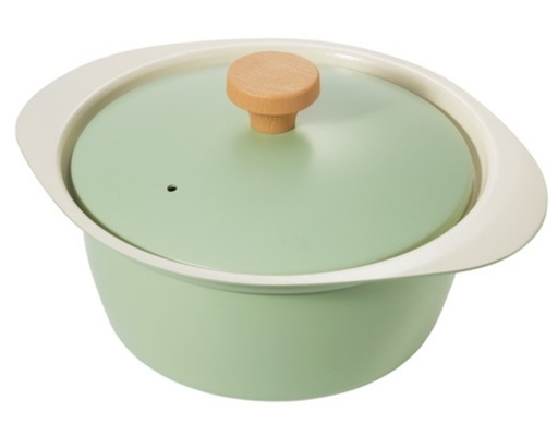 HÓME CÓORDY Nồi Nhôm Phủ Gốm DA24 Màu Xanh Size 20cm