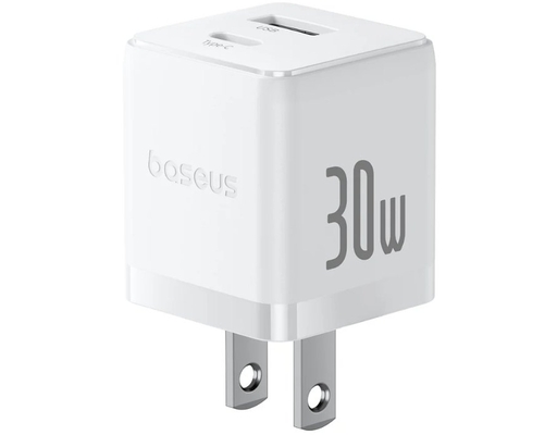 Củ Sạc Nhanh Palm C+U 30W US Màu Trắng Baseus