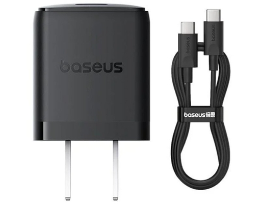 Bộ Sạc Nhanh Palm 1C 30W US Màu Đen Baseus