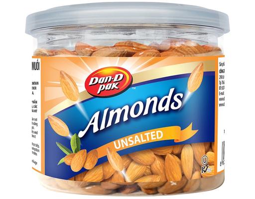 Hạnh Nhân Không Muối 170g Dan-D Pak