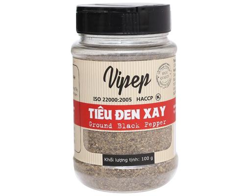 Tiêu Đen Xay 100g Vipep
