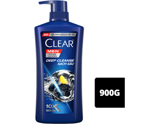 Dầu Gội Cho Nam Sạch Sâu Giảm Gàu Ngứa Vi Khuẩn 900g CLEAR MEN