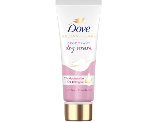 Serum Ngăn Mùi Giúp Da Sáng Mịn Đều Màu Deodorant Dry Serum 3% Niacinamide + 10X Collagen 40ml Dove