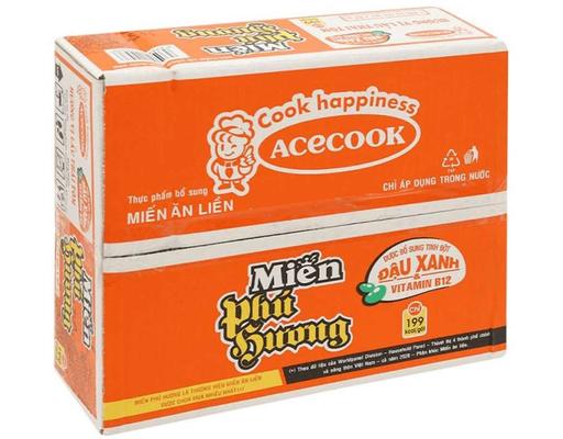 Thùng 24 Gói Miến Phú Hương Vị Lẩu Thái Tôm Gói 60g ACECOOK