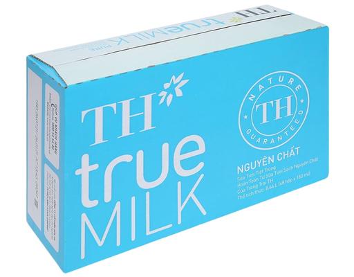 Thùng 48 Hộp Sữa Tươi Tiệt Trùng Th True Milk Không Đường 180ml TH True Milk