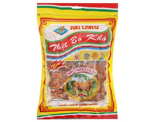 Thịt Khô Bò Miếng 100g Hải Châu
