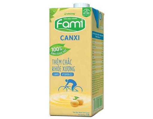 Sữa Đậu Nành Fami Canxi Hộp 1L Fami