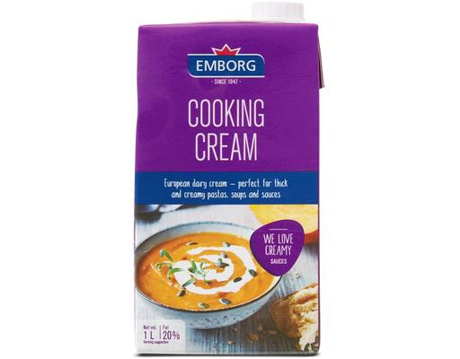 Kem Nấu Tiệt Trùng (20% Chất Béo) 1L Emborg