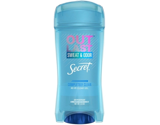 Gel Khử Mùi Giảm Tiết Mồ Hôi Outlast Sweat & Odor Completely Clean 48hr Clear Gel Anti-Perspirant 73g Secret