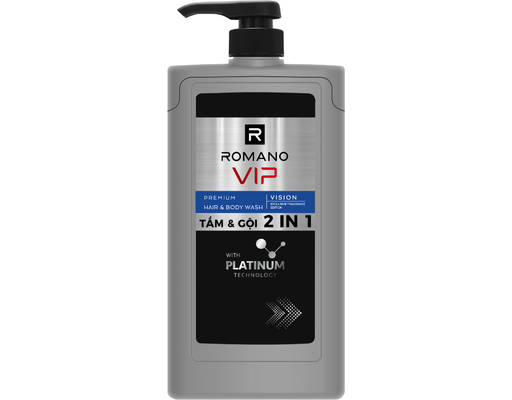Sữa Tắm Gội 2In1 Vip Vision 650g ROMANO