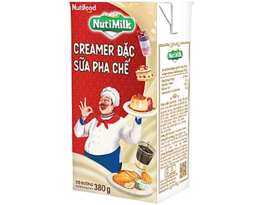 Creamer Đặc Nutifood Nutimilk Sữa Pha Chế Hộp Giấy 380g Nutifood
