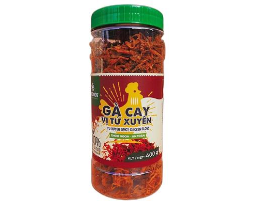 Khô Gà Cay Vị Tứ Xuyên 400g VNFoods