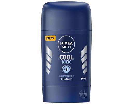 Sáp Ngăn Mùi Cho Nam Mát Lạnh Cool Kick 48h Anti-Perspirant Deodorant 50ml Nivea