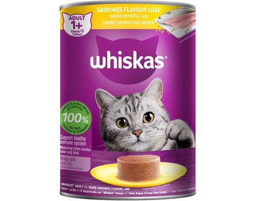 Thức Ăn Dạng Ướt Cho Mèo Trưởng Thành Vị Cá Mòi 400g Whiskas