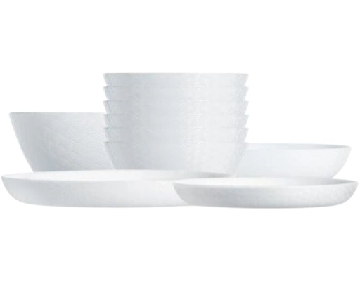 Bộ Bàn Ăn Thủy Tinh Diwali Shell 12 Món Luminarc
