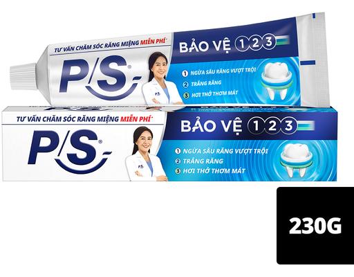 Kem Đánh Răng Bảo Vệ 123 Chuyên Gia Chăm Sóc Toàn Diện 230g P/S