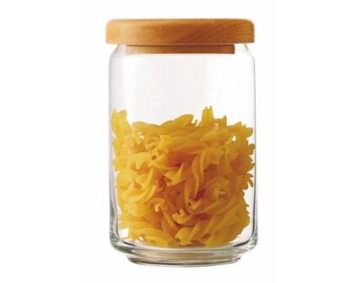 Hũ Thủy Tinh Pop Jar Nắp Gỗ 750ml Ocean