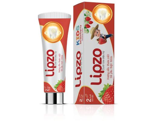 Kem Đánh Răng Trẻ Em Vị Dâu 75g Lipzo
