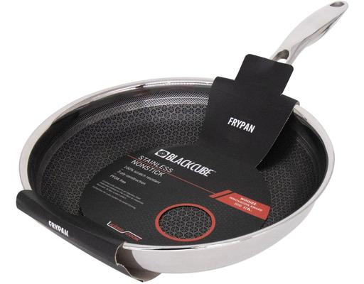 Chảo Blackcube Inox 3 Lớp Đáy Từ 32cm Kims Cook