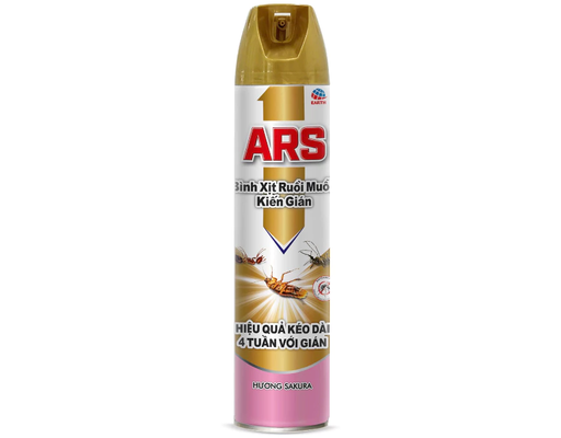 Bình Xịt Côn Trùng 4 Tuần Hương Hoa Anh Đào 600ml Ars