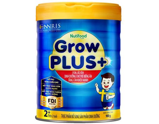 Sữa Bột GrowPLUS+ Xanh Cho Trẻ Biếng Ăn Trên 2 Tuổi 900g Nutifood