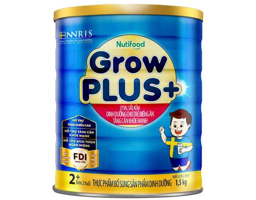 Sữa Bôt GrowPLUS+ Xanh Cho Trẻ Trên 2 Tuổi 1500g Nutifood