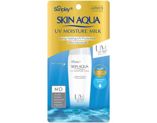 Sữa Chống Nắng Dưỡng Da Ẩm Mịn Moisture Milk SPF50+ PA++++ 30g Sunplay