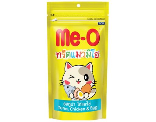 Thức Ăn Cho Mèo Vị Cá Ngừ, Gà Và Trứng 50g Me-O