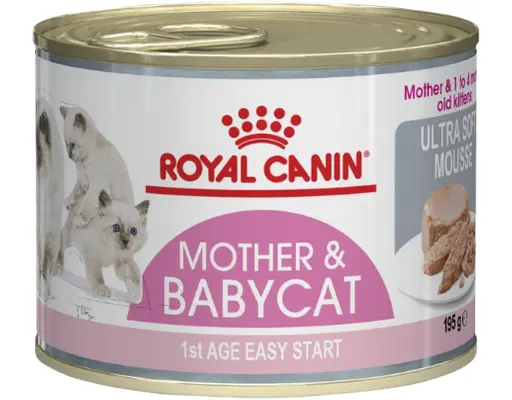 Thức Ăn Cho Mèo Mẹ Mang Thai Và Mèo Con Dưới 4 Tháng Mother&Babycat Instinctive 195g Royal Canin