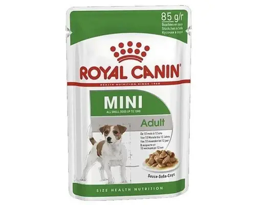 Thức Ăn Dạng Ướt Cho Chó Trưởng Thành Giống Nhỏ Mini Adult RC270010 85g Royal Canin