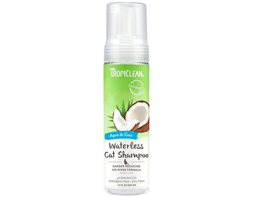 Dầu Tắm Khô Hữu Cơ Loại Bỏ Vảy Gàu Cho Mèo 220ml Tropiclean