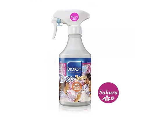Xịt Khử Mùi Và Sạch Khuẩn Hương Hoa Anh Đào 500ml Bioion