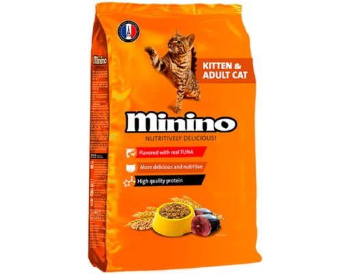 Thức Ăn Dạng Hạt Cho Mèo Vị Cá Ngừ 480g Minino Yum
