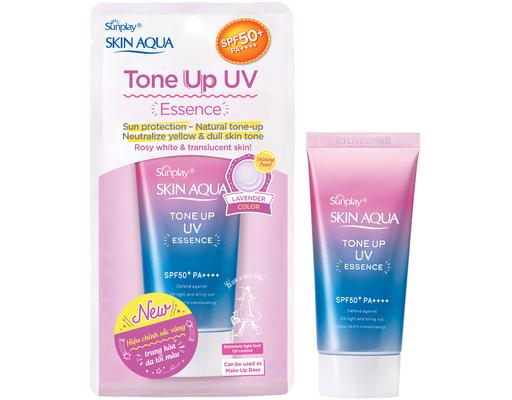 Tinh Chất Chống Nắng Hiệu Chỉnh Sắc Da Skin Aqua Tone Up Essence Lavender SPF50+ PA++++ 50g Sunplay