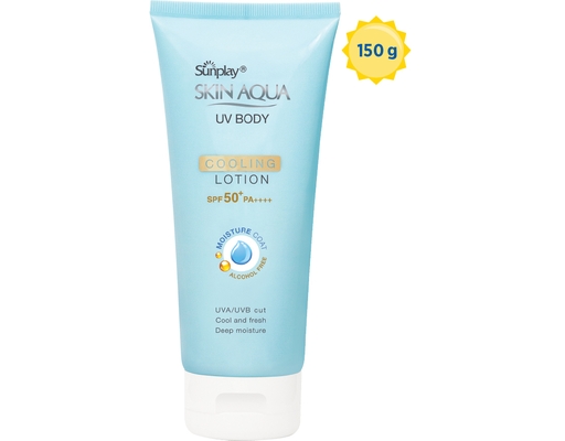 Kem Chống Nắng Dưỡng Thể Mát Lạnh SPF50+ PA++++ 150g Sunplay