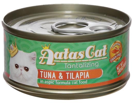 Pate Cho Mèo Vị Cá Ngừ Và Cá Rô Phi 80g Aatas