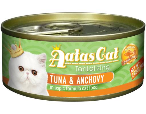 Pate Cho Mèo Vị Cá Ngừ Và Cá Cơm 80g Aatas